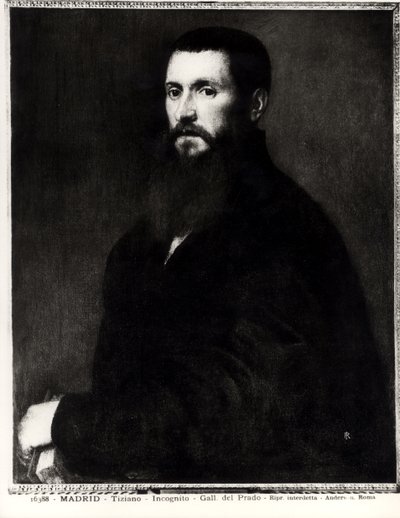 Portrait of an Unknown Man by Tiziano Vecelli